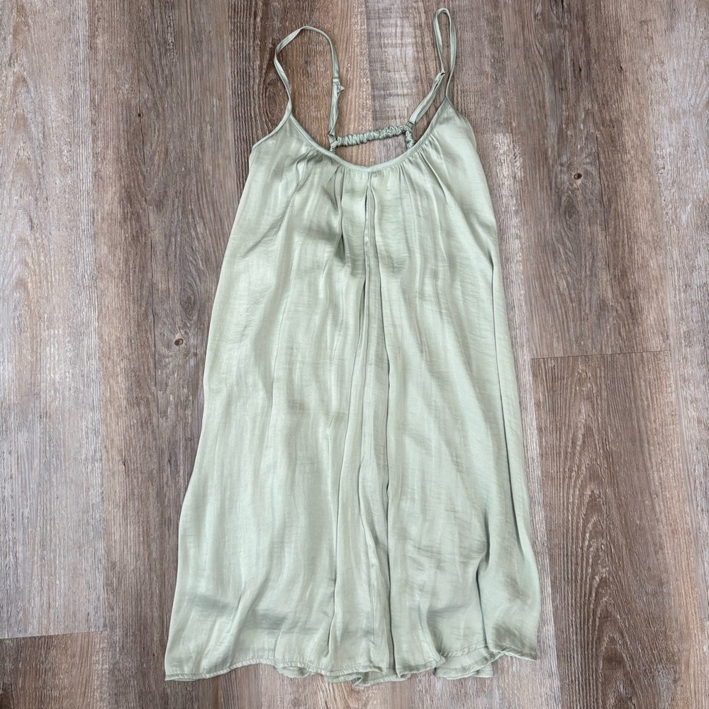 Satin dress size xs